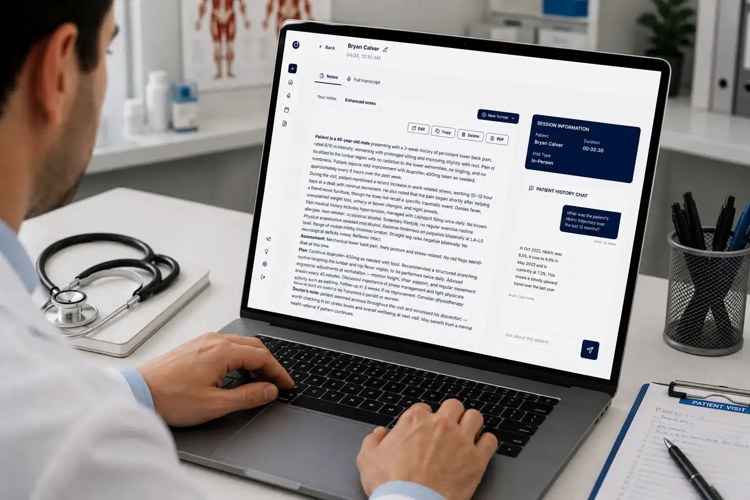 Turn a document into an answer