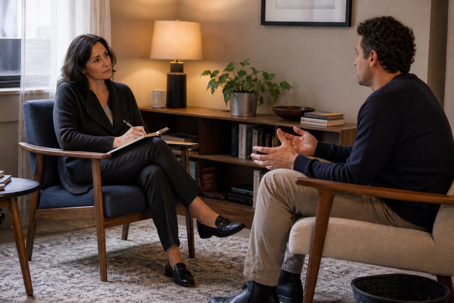 A behavioral health therapy session